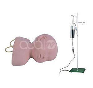 Модель для тренировки венозной заборы крови с головы младенца