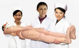 Spinal injury transport simulation standardized patient (automatic voice alarm)