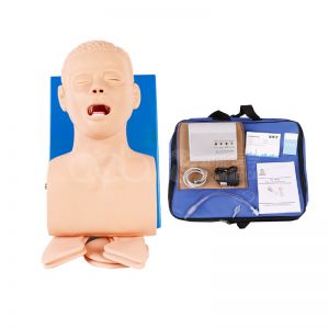 Модель электронной интубации дыхательных путей (с устройством сигнализации при сдавлении зубов)